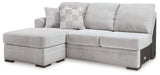 Gabyleigh Nickel Left-Arm Facing Sofa Chaise from Ashley Furniture - Luna Furniture
