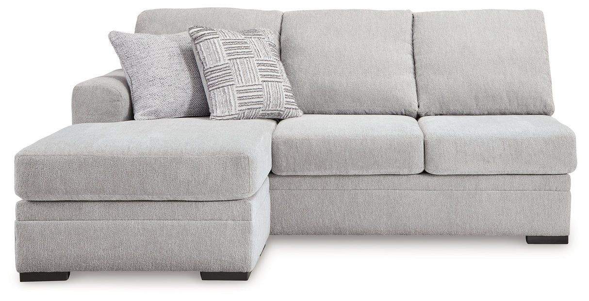 Gabyleigh Nickel Left-Arm Facing Sofa Chaise from Ashley Furniture - Luna Furniture