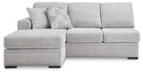 Gabyleigh Nickel Left-Arm Facing Sofa Chaise from Ashley Furniture - Luna Furniture