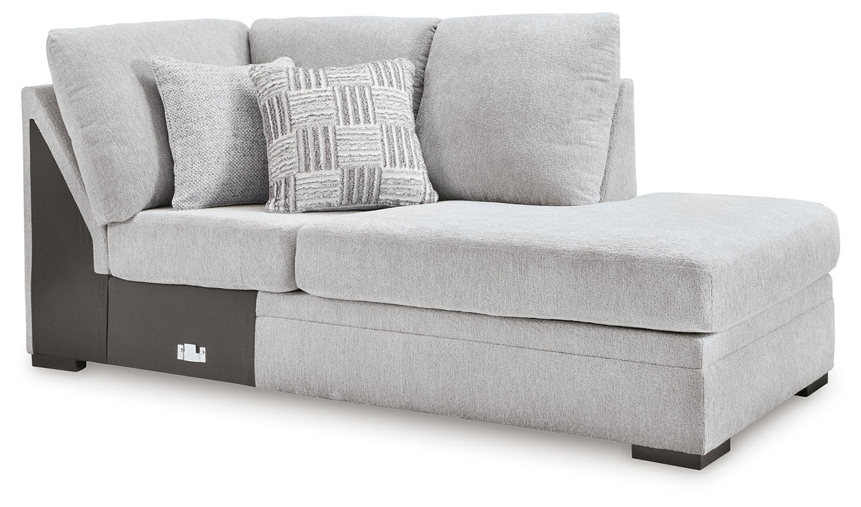 Gabyleigh Nickel Right-Arm Facing Corner Chaise from Ashley Furniture - Luna Furniture