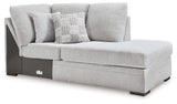 Gabyleigh Nickel Right-Arm Facing Corner Chaise from Ashley Furniture - Luna Furniture