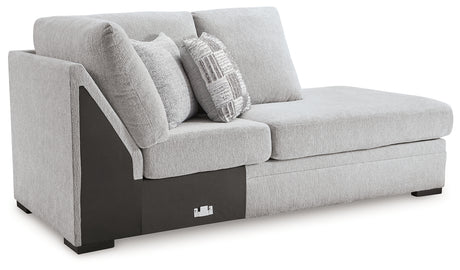 Gabyleigh Nickel Right-Arm Facing Corner Chaise from Ashley Furniture - Luna Furniture