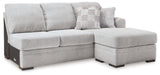 Gabyleigh Nickel Right-Arm Facing Sofa Chaise from Ashley Furniture - Luna Furniture