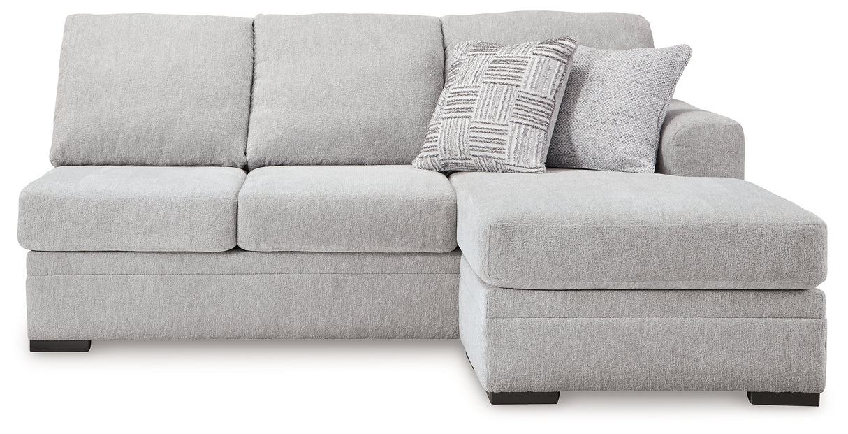 Gabyleigh Nickel Right-Arm Facing Sofa Chaise from Ashley Furniture - Luna Furniture