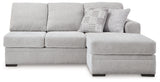 Gabyleigh Nickel Right-Arm Facing Sofa Chaise from Ashley Furniture - Luna Furniture