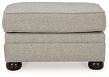 Gaelon Chair and Ottoman in Dune from Ashley Furniture - Luna Furniture