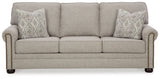 Gaelon Sofa, Loveseat, Chair and Ottoman in Dune from Ashley Furniture - Luna Furniture