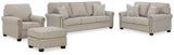 Gaelon Sofa, Loveseat, Chair and Ottoman in Dune from Ashley Furniture - Luna Furniture