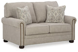 Gaelon Sofa, Loveseat, Chair and Ottoman in Dune from Ashley Furniture - Luna Furniture