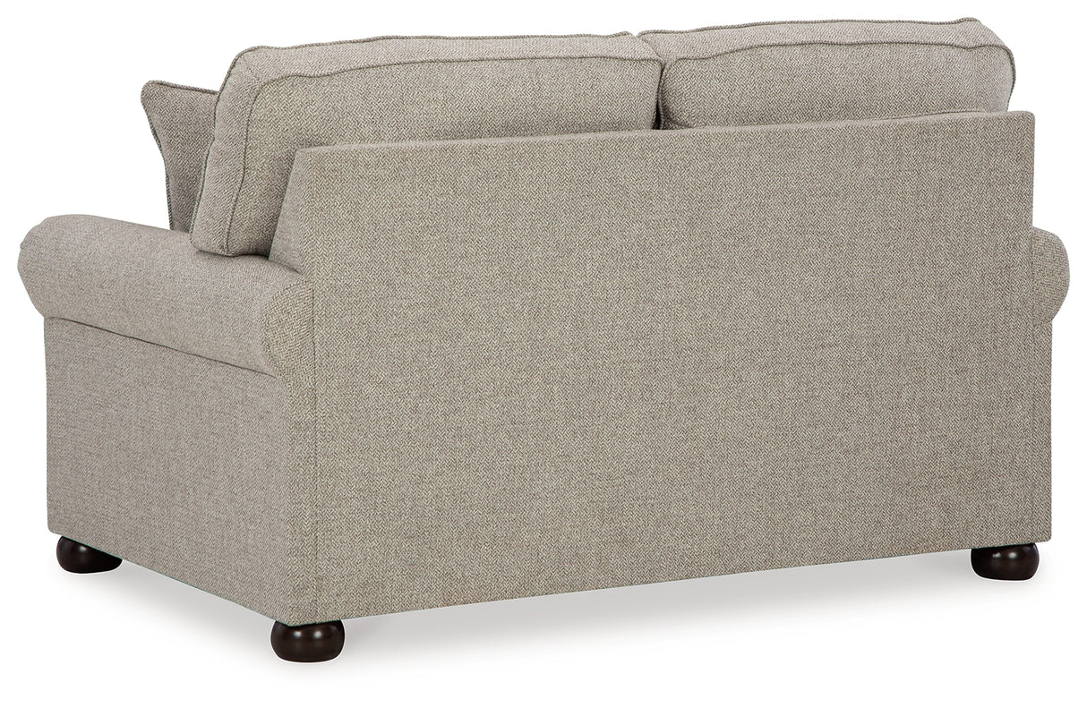 Gaelon Sofa, Loveseat, Chair and Ottoman in Dune from Ashley Furniture - Luna Furniture