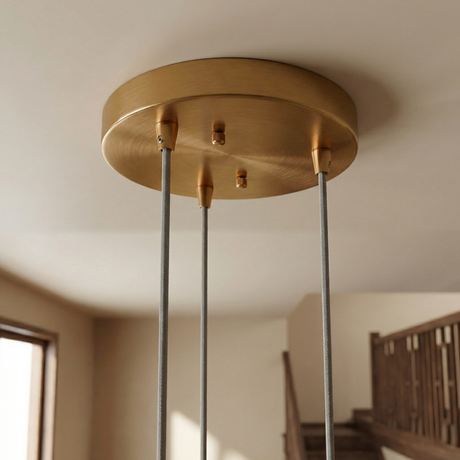 Gala Pendant Lamp - Bronze and Clear from Ashcroft Furniture - Luna Furniture
