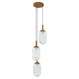 Gala Pendant Lamp - Bronze and Clear from Ashcroft Furniture - Luna Furniture