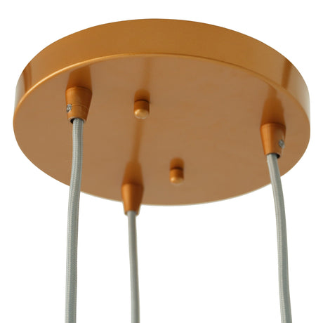 Gala Pendant Lamp - Bronze and Clear from Ashcroft Furniture - Luna Furniture
