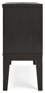 Galliden Dining Table and 4 Chairs with Storage in Light Brown from Ashley - Luna Furniture