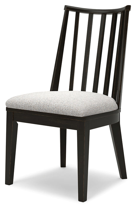 Galliden Dining Table and 4 Chairs with Storage in Light Brown from Ashley - Luna Furniture