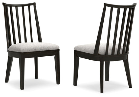 Galliden Dining Table and 4 Chairs with Storage in Light Brown from Ashley - Luna Furniture