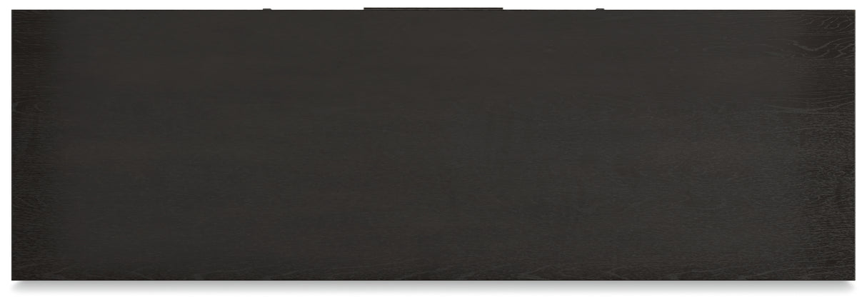 Galliden Dining Table and 6 Chairs with Storage in Light Brown from Ashley - Luna Furniture