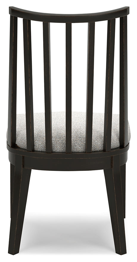 Galliden Dining Table and 6 Chairs with Storage in Light Brown from Ashley - Luna Furniture