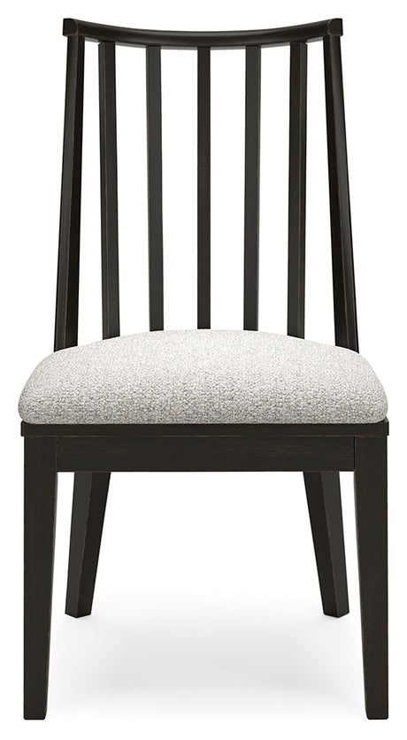 Galliden Dining Table and 8 Chairs with Storage in Light Brown from Ashley - Luna Furniture