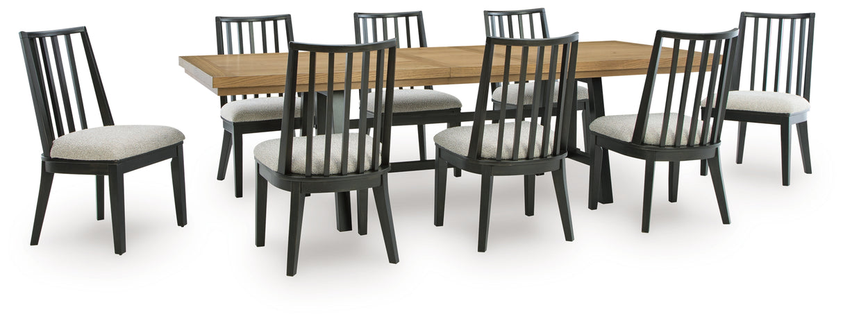Galliden Extension Dining Table and 8 Chairs from Ashley - Luna Furniture