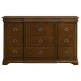 Garland Brown Cherry 11-Drawer Bedroom Dresser from Coaster - Luna Furniture