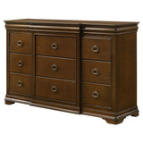 Garland Brown Cherry 11-Drawer Bedroom Dresser from Coaster - Luna Furniture