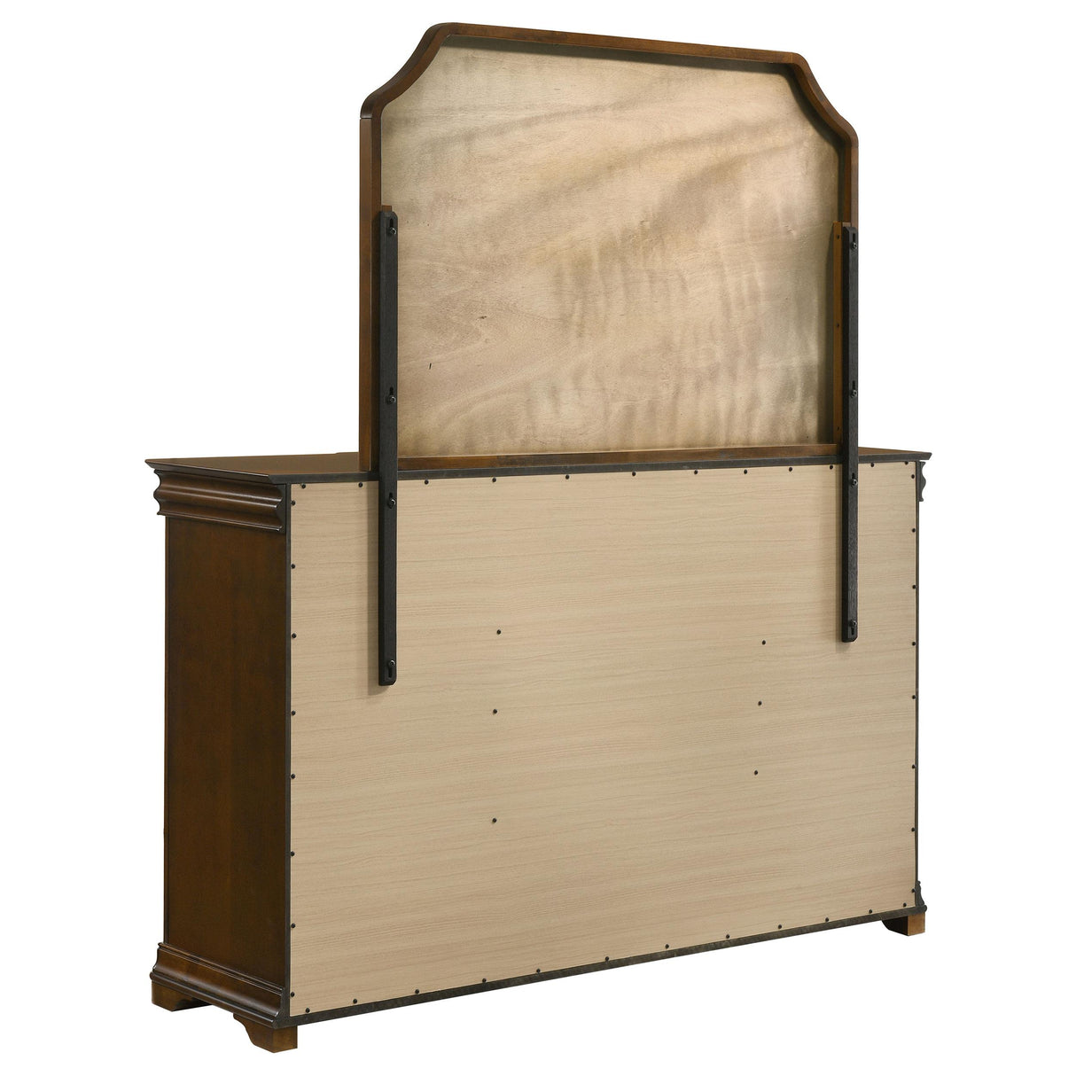 Garland Brown Cherry 11-Drawer Bedroom Dresser with Mirror from Coaster - Luna Furniture