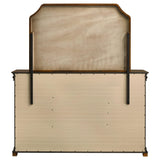 Garland Brown Cherry 11-Drawer Bedroom Dresser with Mirror from Coaster - Luna Furniture