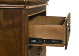 Garland Brown Cherry 3-Drawer Nightstand from Coaster - Luna Furniture