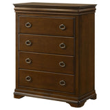 Garland Brown Cherry 4-Drawer Bedroom Chest from Coaster - Luna Furniture