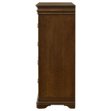 Garland Brown Cherry 4-Drawer Bedroom Chest from Coaster - Luna Furniture