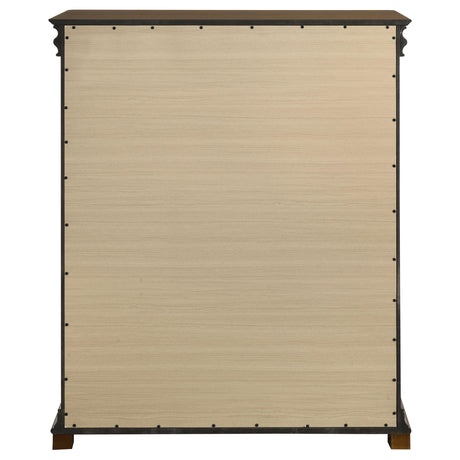 Garland Brown Cherry 4-Drawer Bedroom Chest from Coaster - Luna Furniture