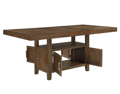 Garland Distressed Toffee Counter Height Dining Set from Steve Silver - Luna Furniture