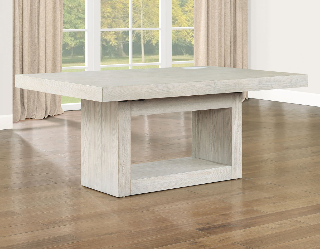 Garland 5-Piece Dining Set, Distressed Greige Finish from Steve Silver - Luna Furniture