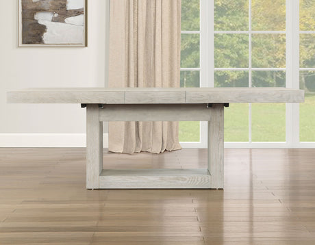 Garland 5-Piece Dining Set, Distressed Greige Finish from Steve Silver - Luna Furniture