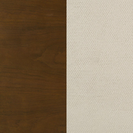 Garland Cream and Brown Cherry 58-inch Eastern King Panel Bed from Coaster - Luna Furniture