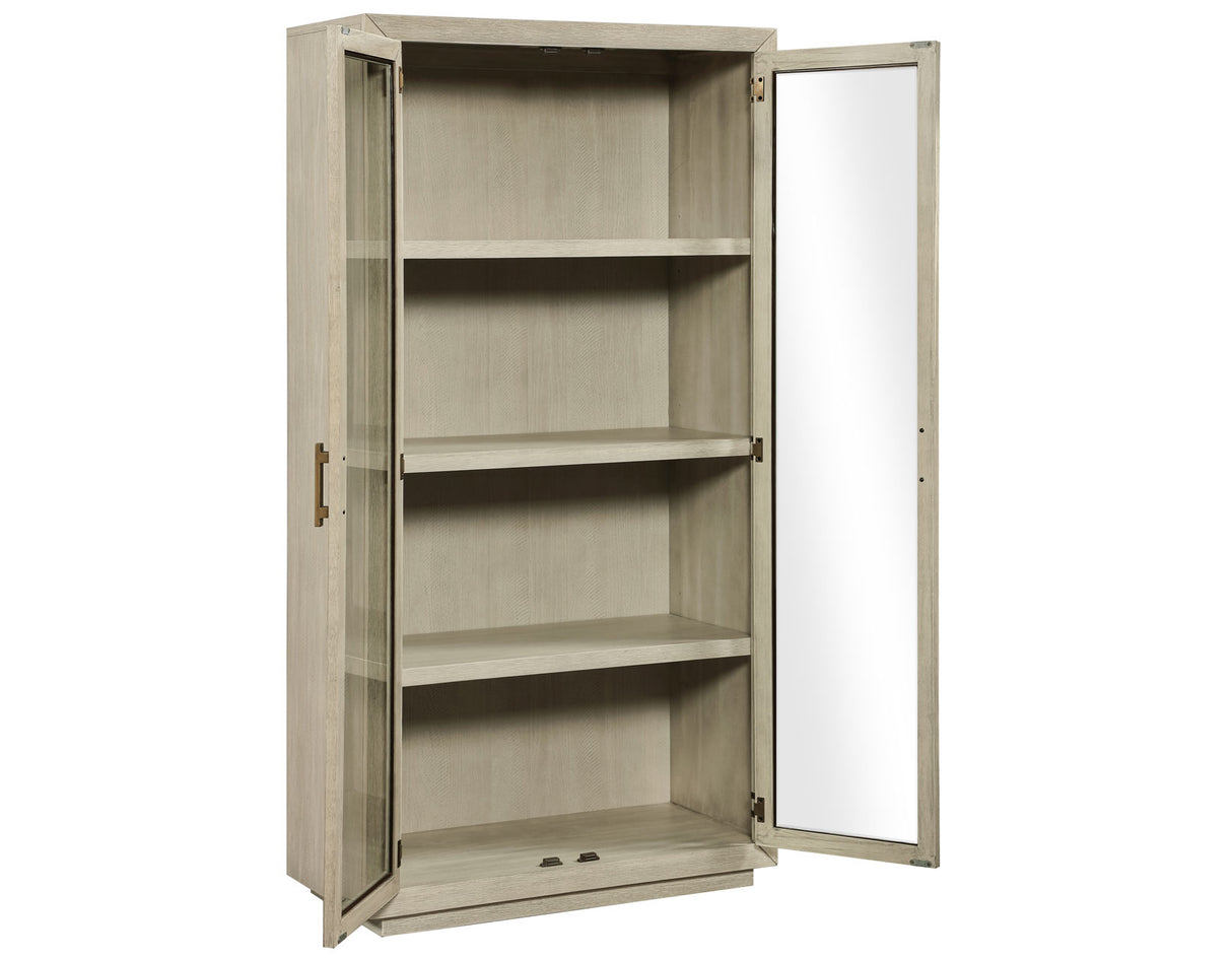 Garland Greige Curio from Steve Silver - Luna Furniture