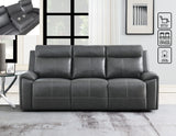 Gaston Gray 3-Piece Reclining Living Room Set from Steve Silver - Luna Furniture
