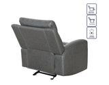 Gaston Gray Manual Glider Recliner from Steve Silver - Luna Furniture