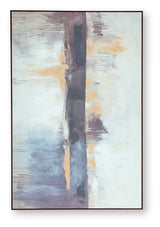 Gatesford Blue/White/Tan Wall Art from Ashley - Luna Furniture