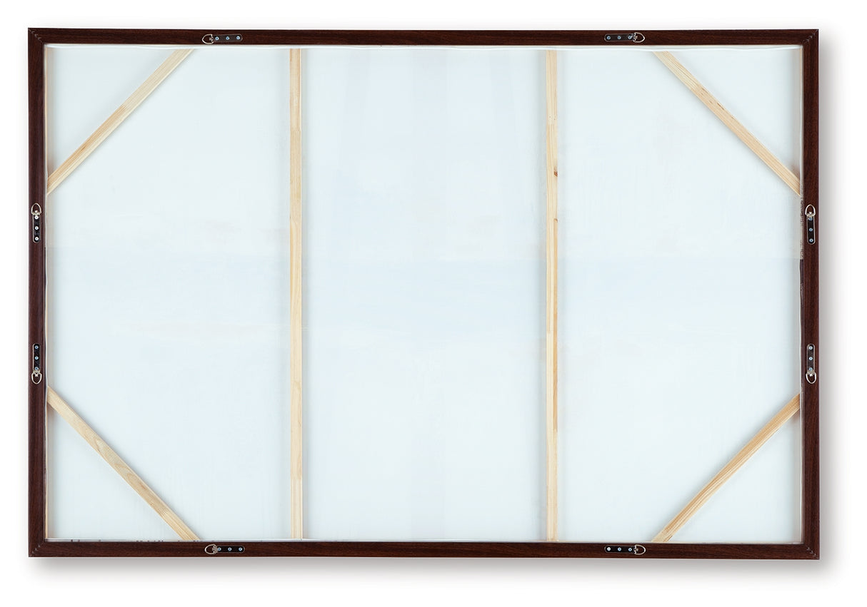 Gatesford Blue/White/Tan Wall Art from Ashley - Luna Furniture