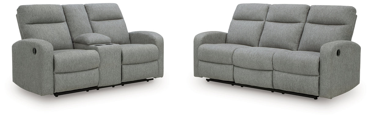 Gauntlet Reclining Sofa and Loveseat from Ashley Furniture - Luna Furniture