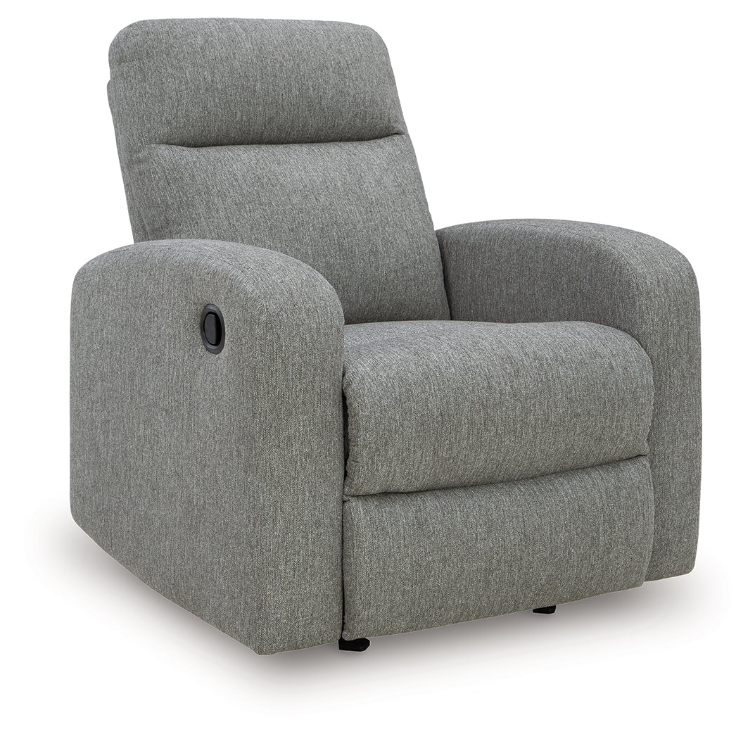 Gauntlet Sterling Recliner from Ashley - Luna Furniture