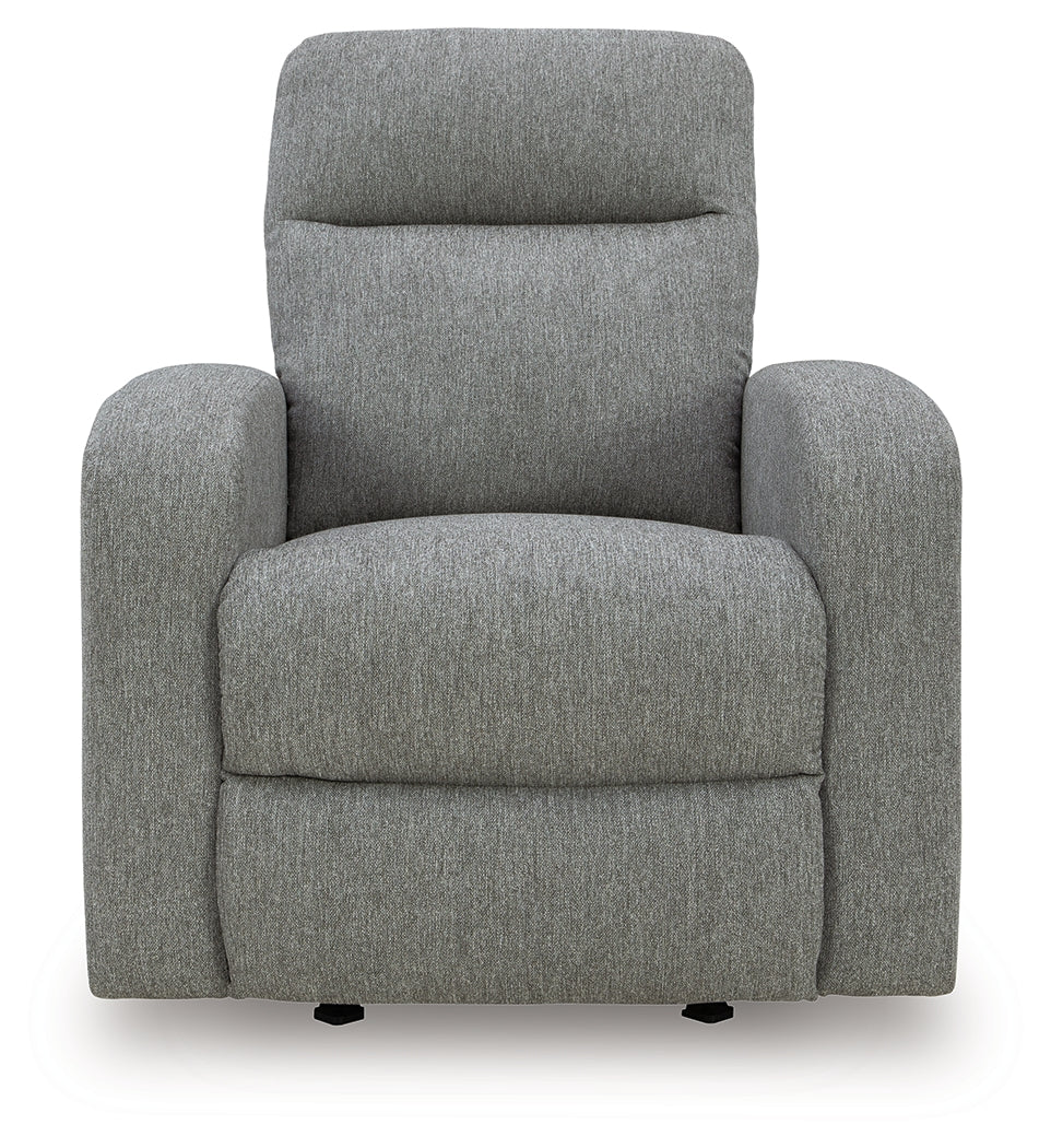 Gauntlet Sterling Recliner from Ashley - Luna Furniture