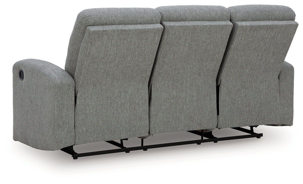 Gauntlet Sterling Reclining Sofa from Ashley - Luna Furniture