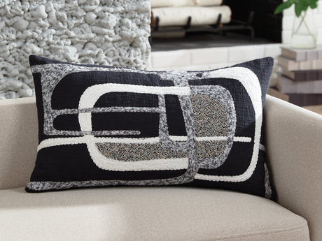 Gavrileigh Black/Gray/Ivory Pillow (Set of 4) from Ashley - Luna Furniture