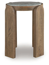 Gavrilley Gray/White/Brown Accent Table from Ashley - Luna Furniture