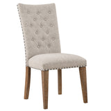 Riverdale Oatmeal/Driftwood Trestle Dining Room Set from Steve Silver - Luna Furniture