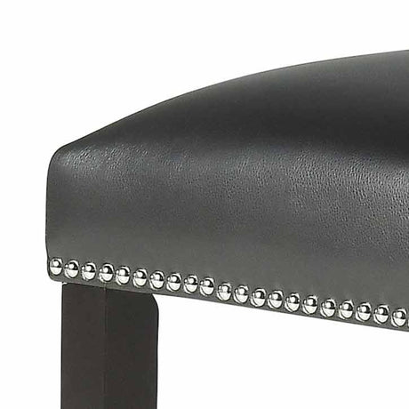 Finley Black PU Side Chair, Set of 2 from Steve Silver - Luna Furniture