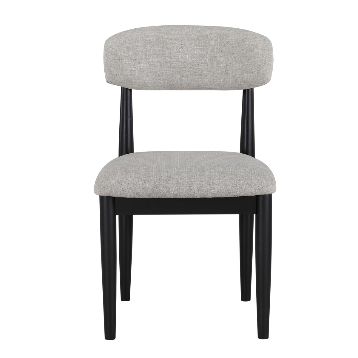 Magnolia Black/Gray Upholstered Side Chair, Black, Set of 2 from Steve Silver - Luna Furniture